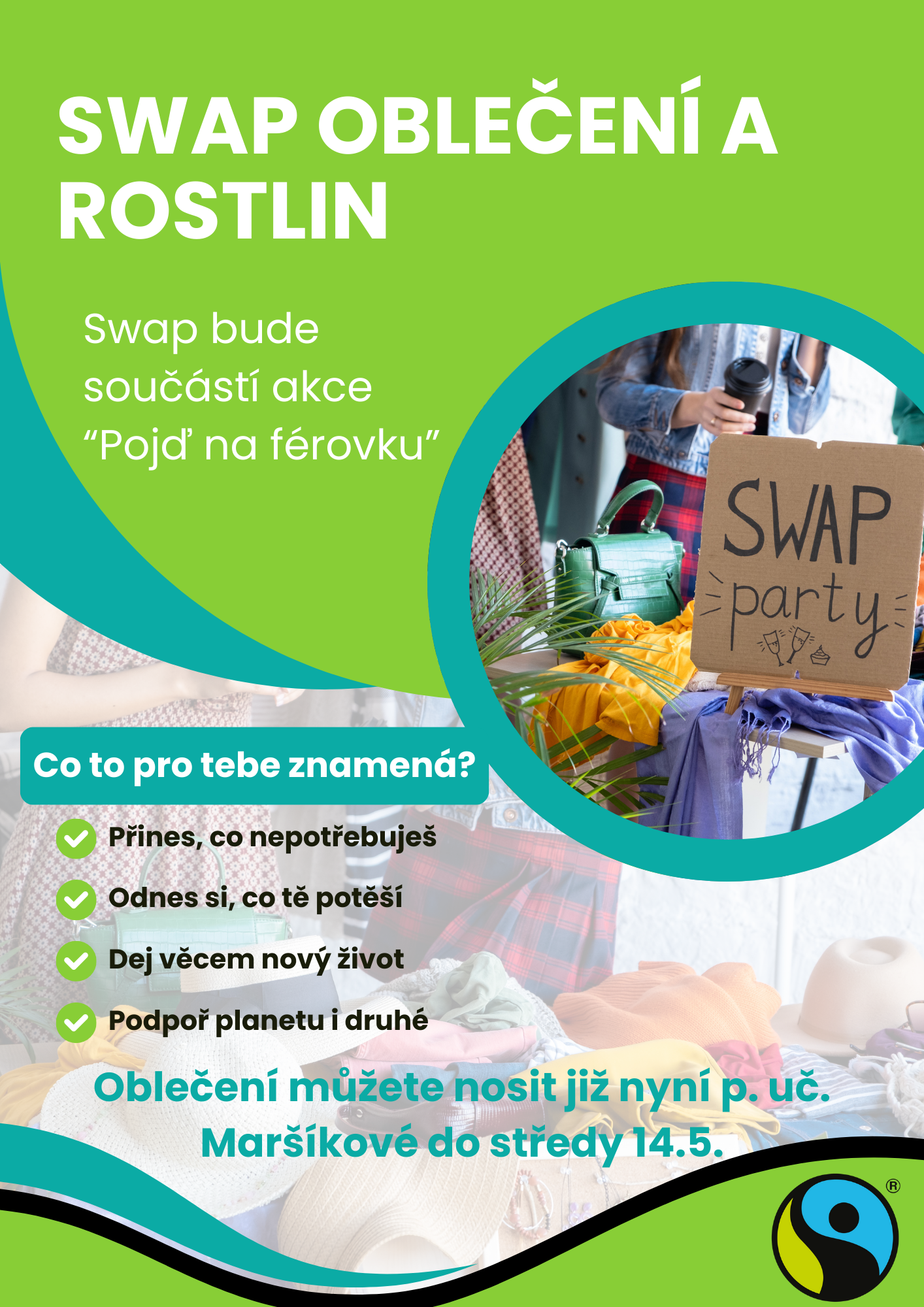 Swap oblečení a rostlin Swap oblečení a rostlin